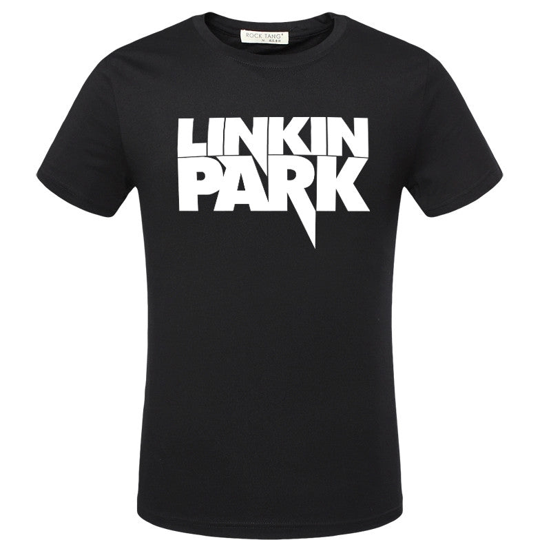 Summer Top Linkin Park T Shirt Men Clothing Short Sleeve Man's TShirt Rock Music Hip Hop linkin park T-Shirts Boy tees