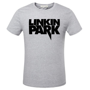 Summer Top Linkin Park T Shirt Men Clothing Short Sleeve Man's TShirt Rock Music Hip Hop linkin park T-Shirts Boy tees