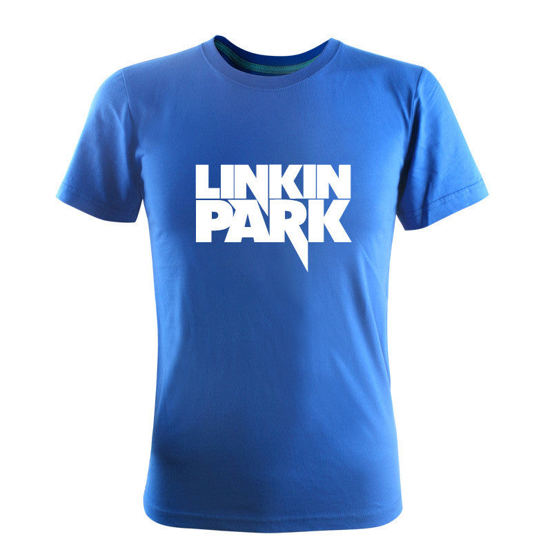 Rushed New 2017 Summer Casual Black Linkin Park Rock Band Tees Punk Hip Hop Slim Short-Sleeved T-shirts Cotton O-Neck Men Brand