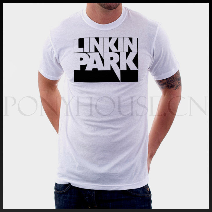 Rock N Roll Band Music Linkin Park Logo t-shirt Cotton Lycra Top