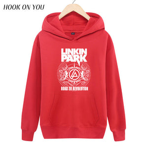 2017 Fashion Men Pullover Hoodies Minutes To Midnight Lincoln Park Print Sweatshirt Linkin Brand Man Outerwear Cool Unisex Tops