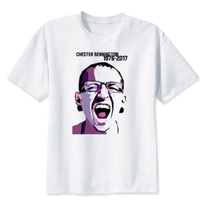 linkin park Chester Bennington T shirt Hip Hop Style New Original Design T-shirt Cool Fashion Men tshirt MR920