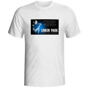 Linkin Park Chester Bennington Memory T Shirt 2017 Summer Miss In The End Men Boys Shirts White Clothes Memorialize Shirts