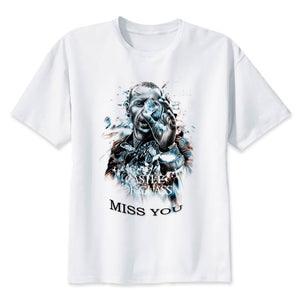 linkin park Chester Bennington  t shirt men Summer print T Shirt boy short sleeve with white color Fashion Top Tees MR912