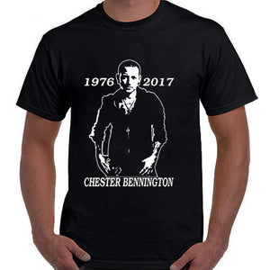 2017 summer Chester Bennington Linkin Park R.I.P shirt fans gift  Xero Rock RIP 1976-2017 T-shirt