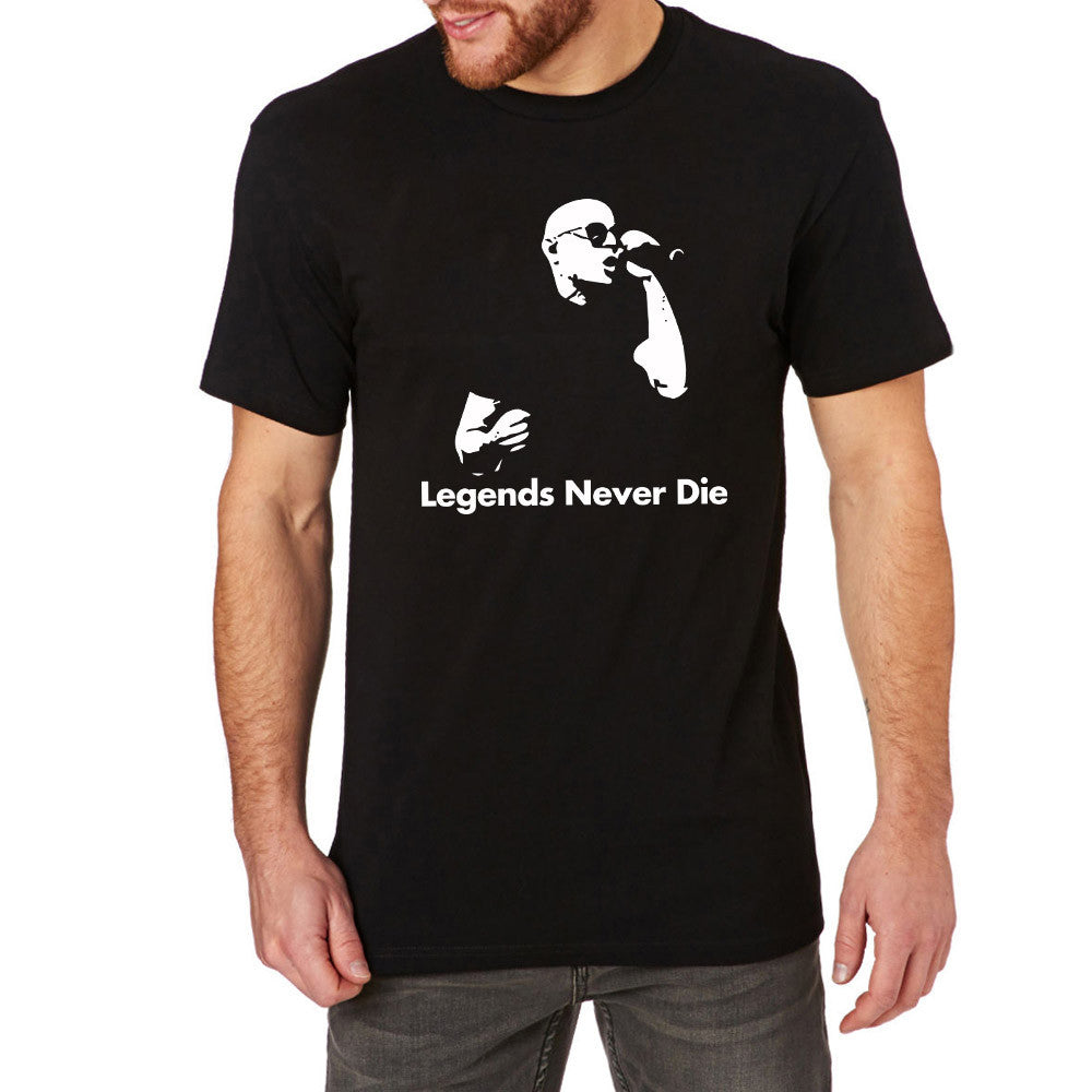 Mens Chester Bennington Legends Never Die T-shirts Men Memorial Tee