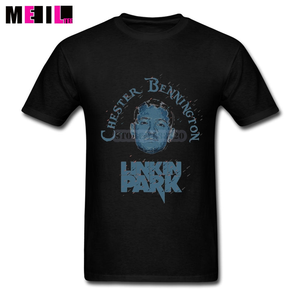 Men Linkin Park Band Chester Bennington T-shirts Plus Size Have A Shirt Made  Short Sleeves t shirts