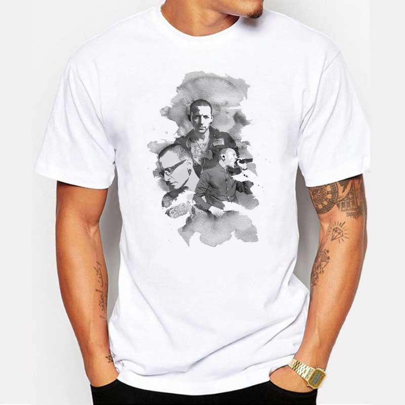 Women's Printed Memorial T-shirt 2017 Fashion Men Novelty A Tribute to Chester Bennington Short Sleeve Summer male Casual Tees