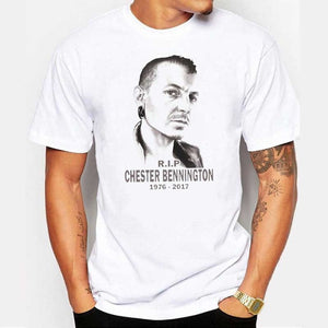 Women's Memorial T-shirt 2017 Fashion Men Novelty Chester Bennington Printed Short Sleeve Summer male Casual Tees